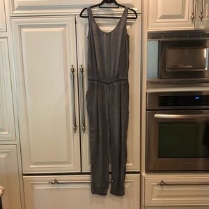 gray jumpsuit